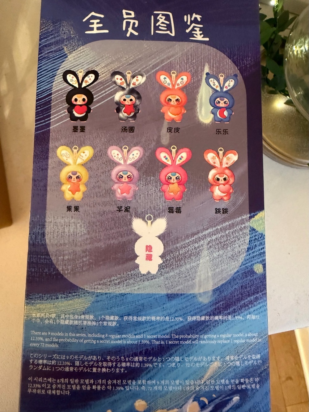 Baby Three Lily Rabbit Town V3 Plush Pendant - Picture 7 of 7